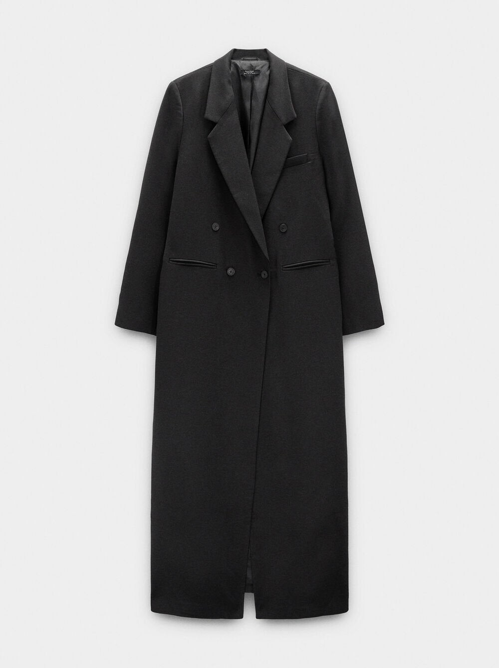 Blazer comprido ombreiras