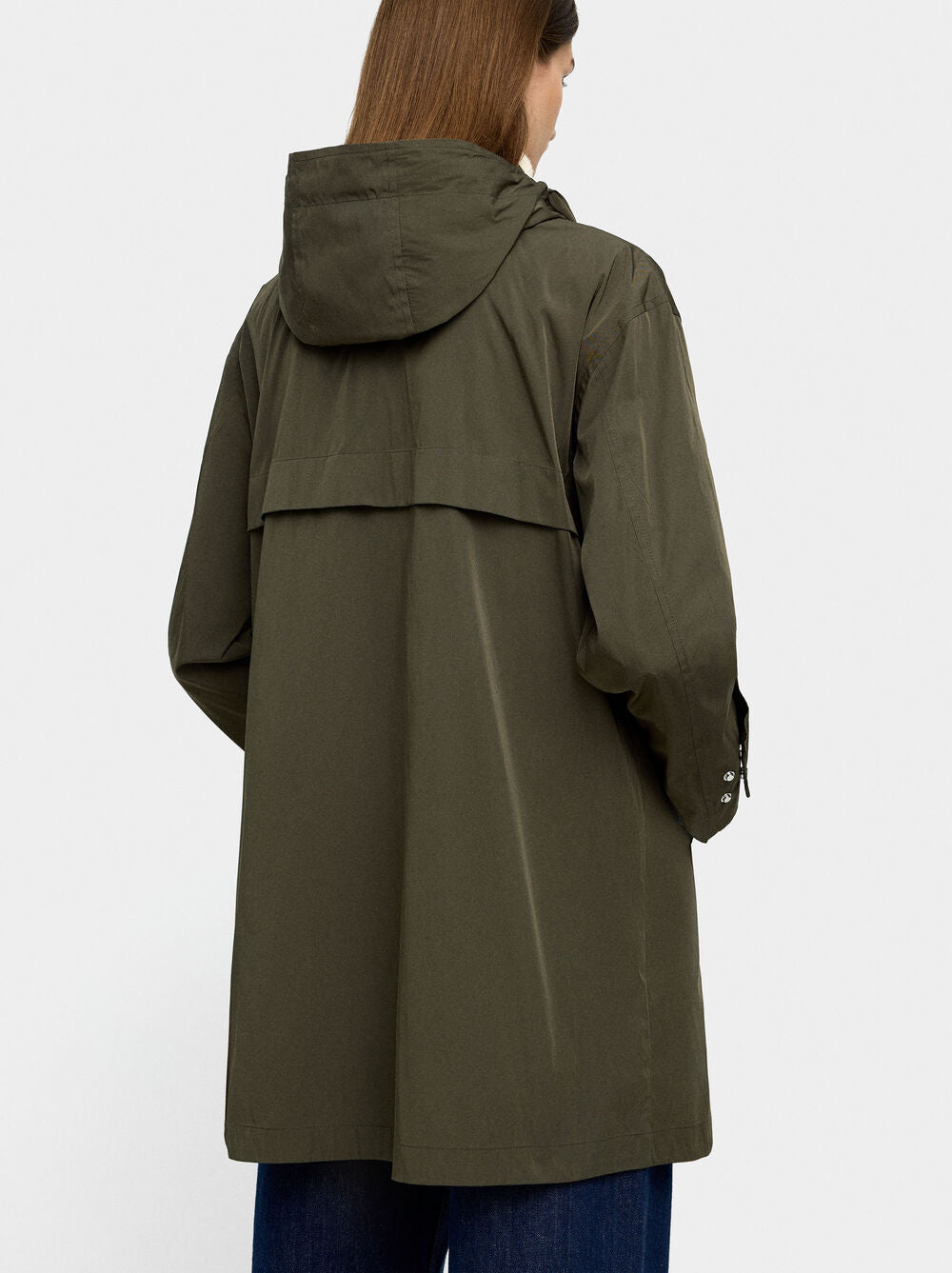 Parka leve com capuz