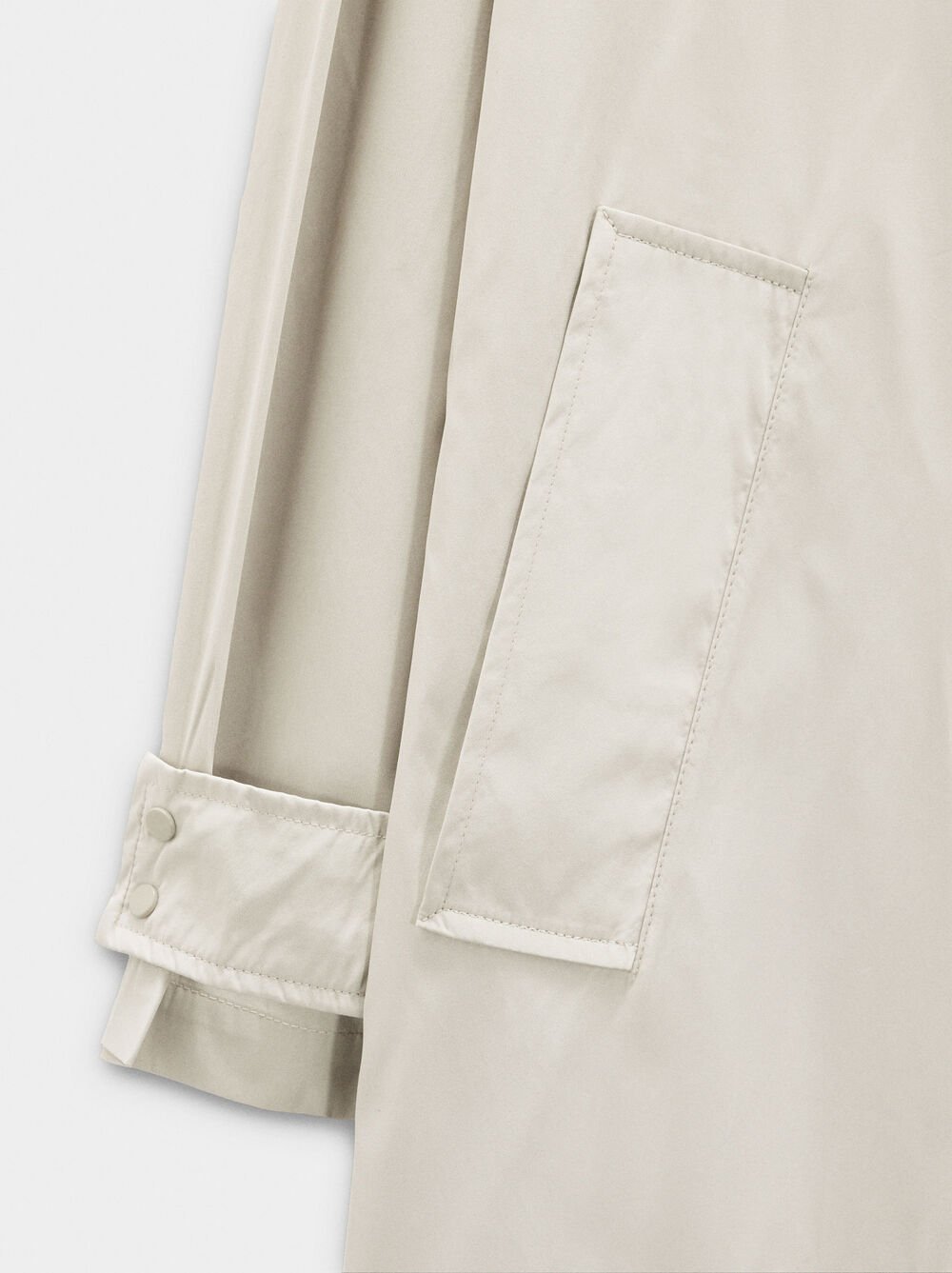 Parka leve com capuz