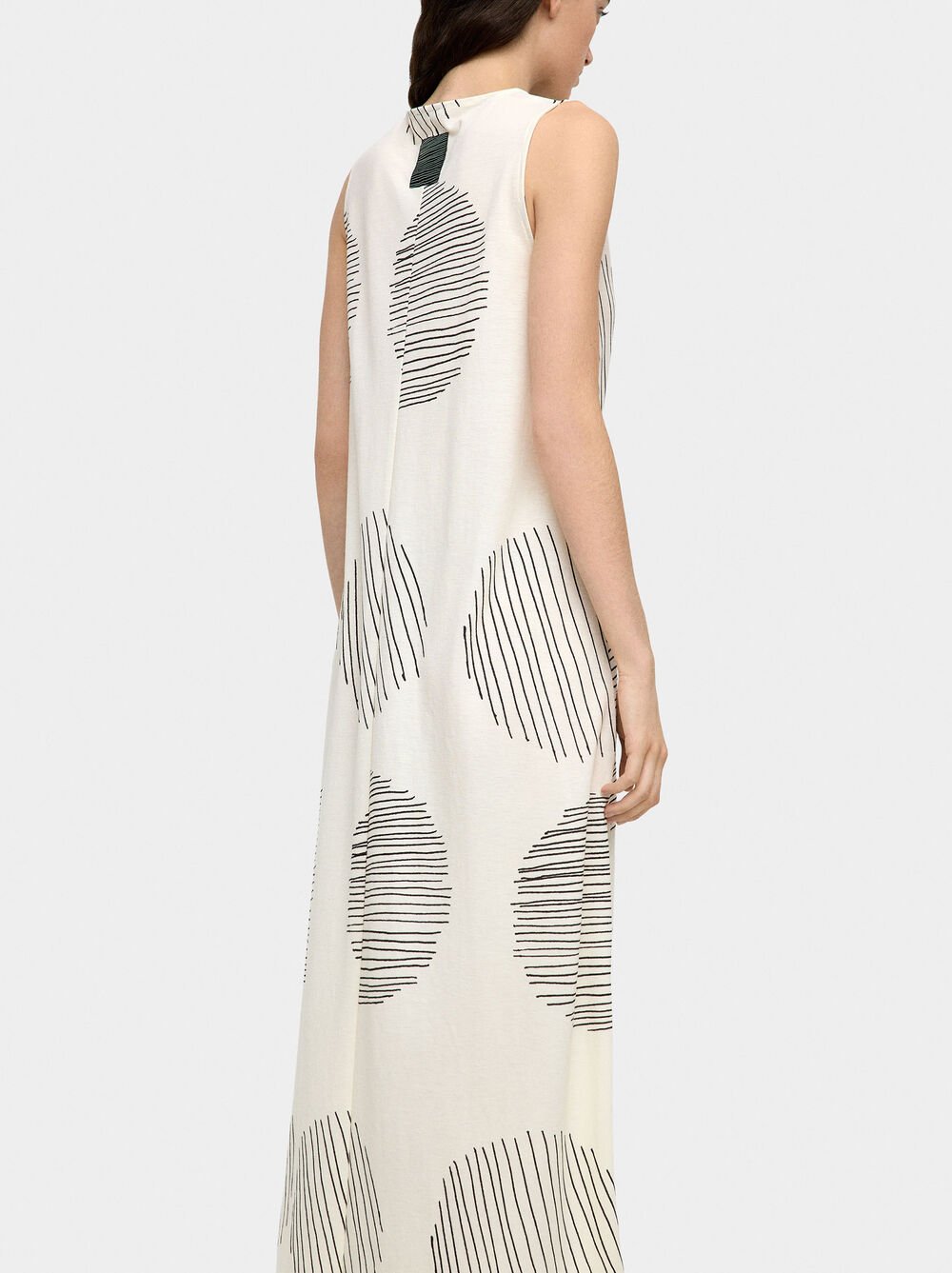 Vestido comprido estampado