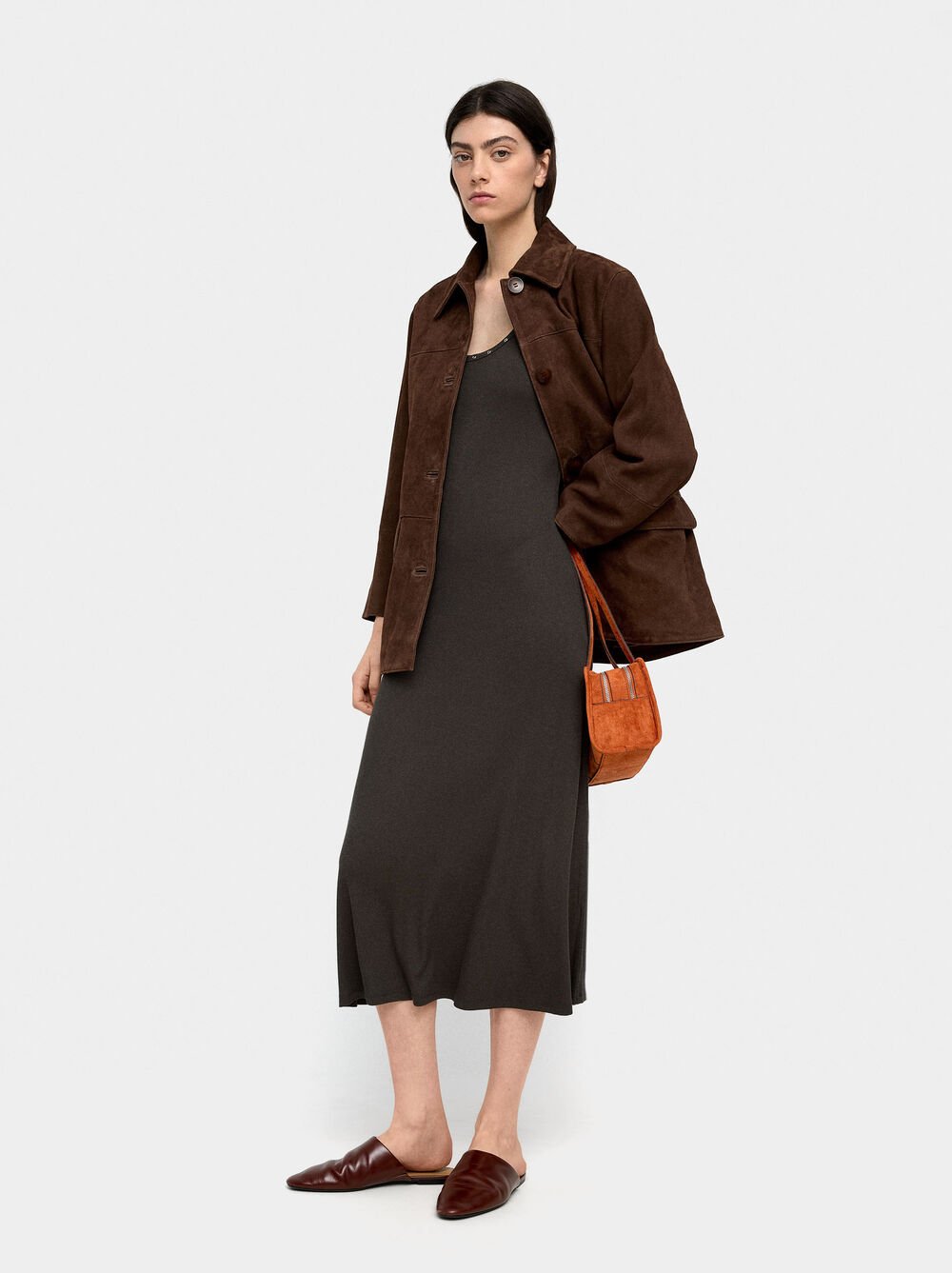 Vestido comprido fluido