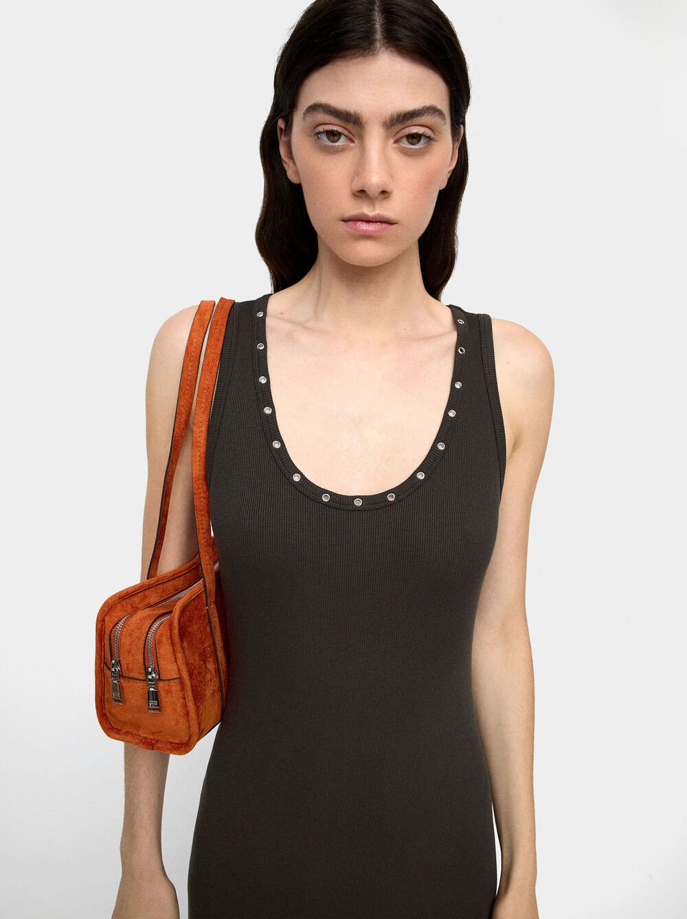 Vestido comprido fluido