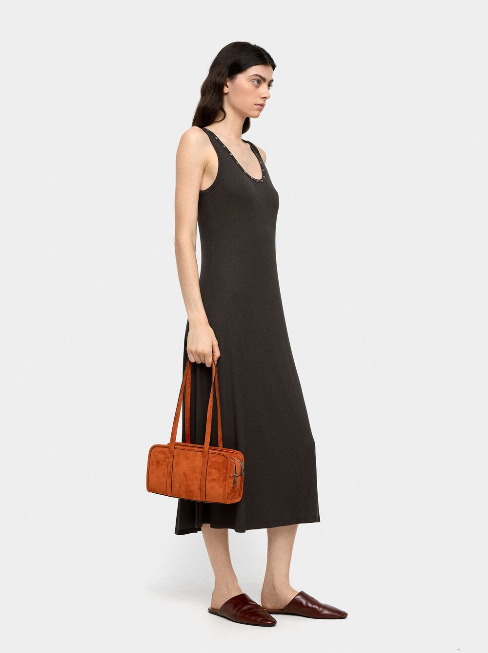 Vestido comprido fluido