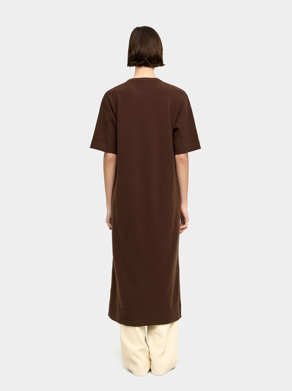 Vestido midi de malha