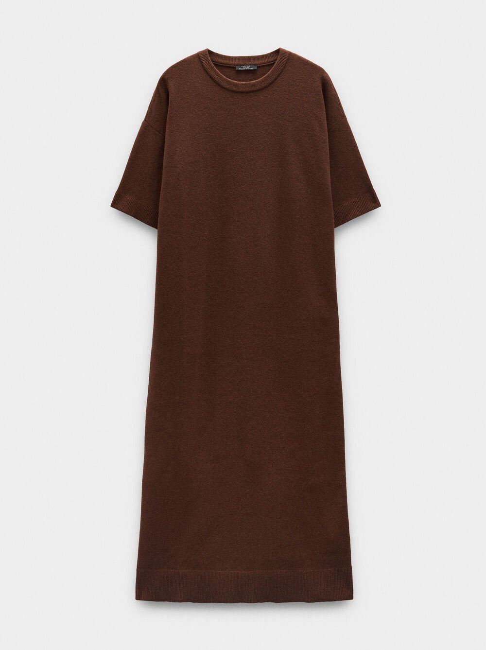 Vestido midi de malha