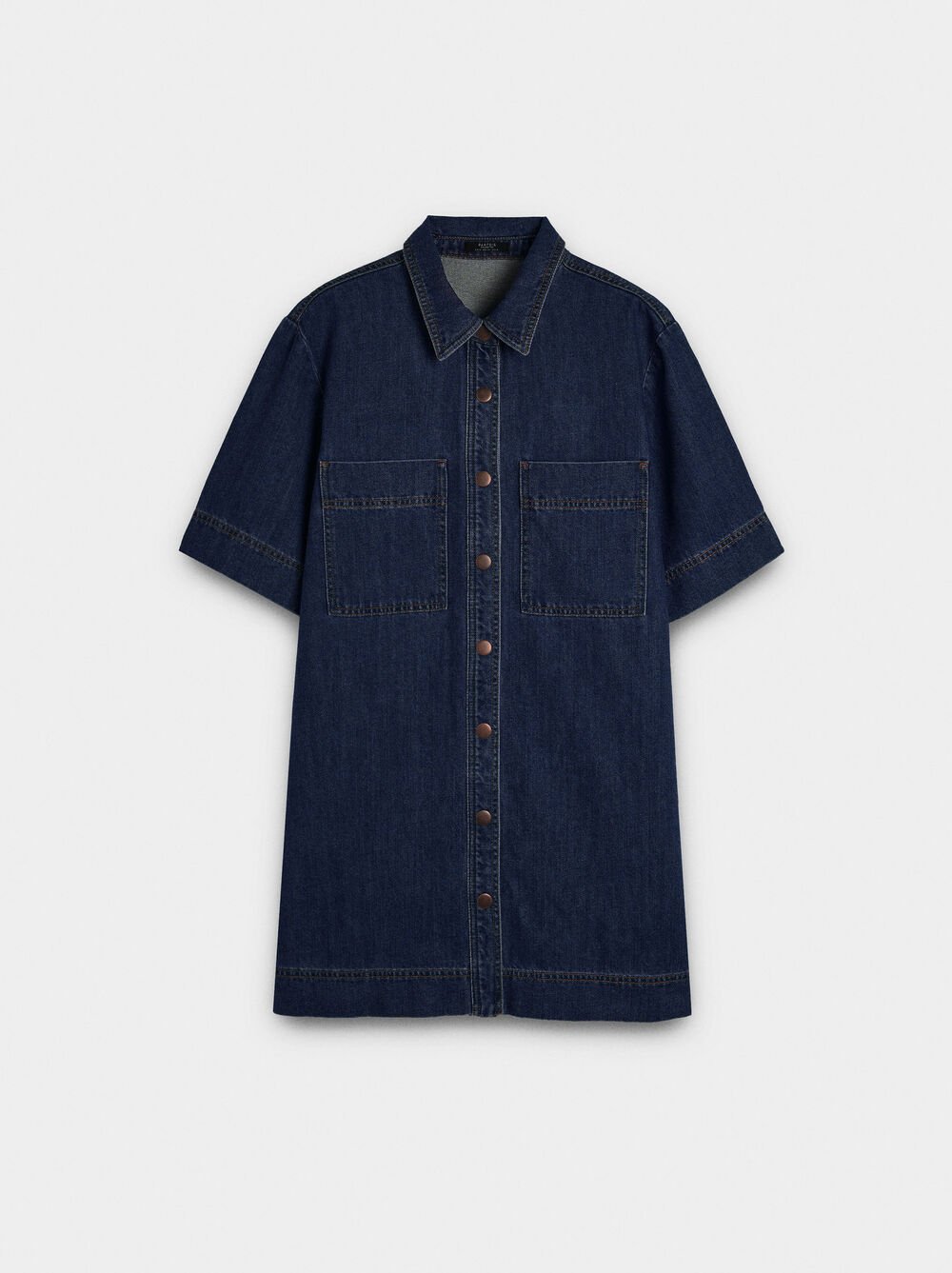 Vestido de ganga 100% algodão