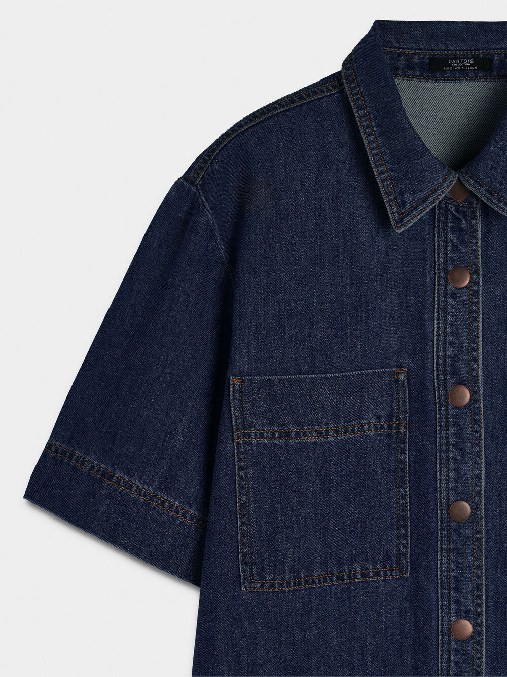 Vestido de ganga 100% algodão