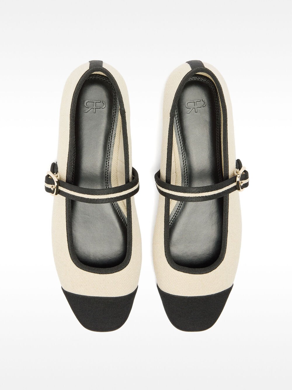 Sabrinas em tecido bicolor