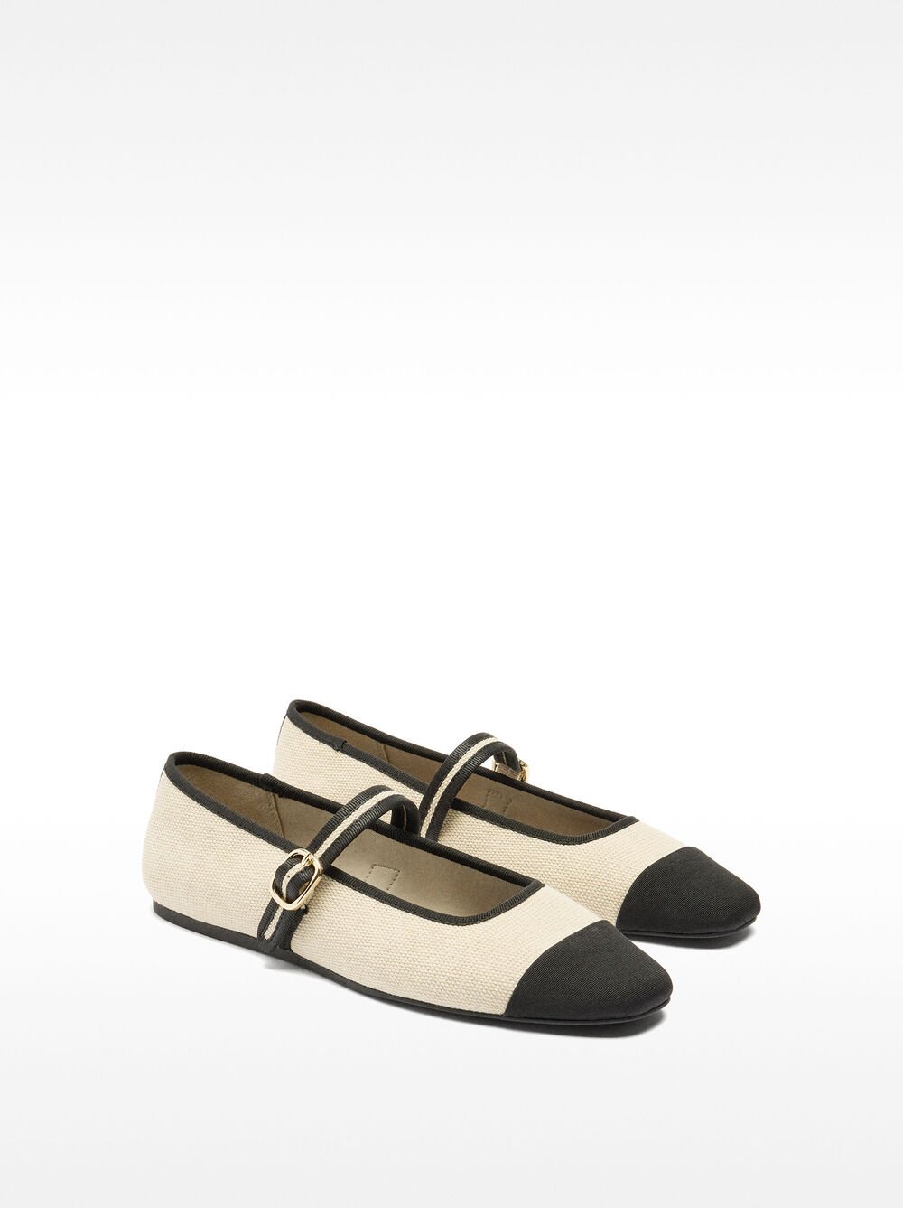 Sabrinas em tecido bicolor