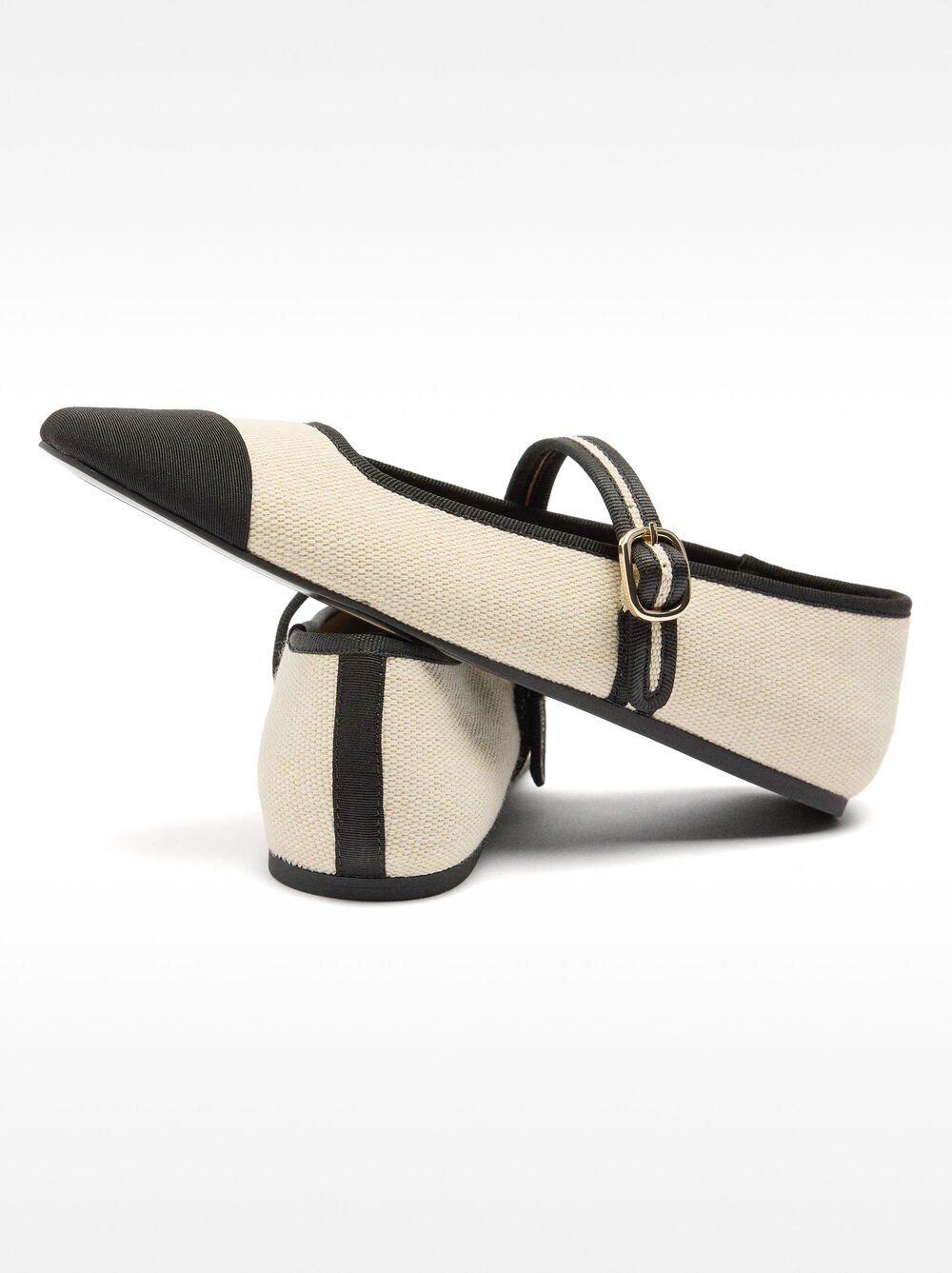 Sabrinas em tecido bicolor