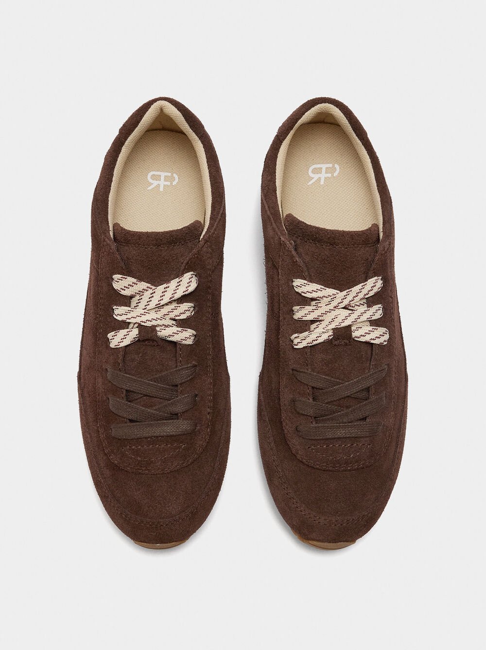 Sapatilhas de pele monocromática