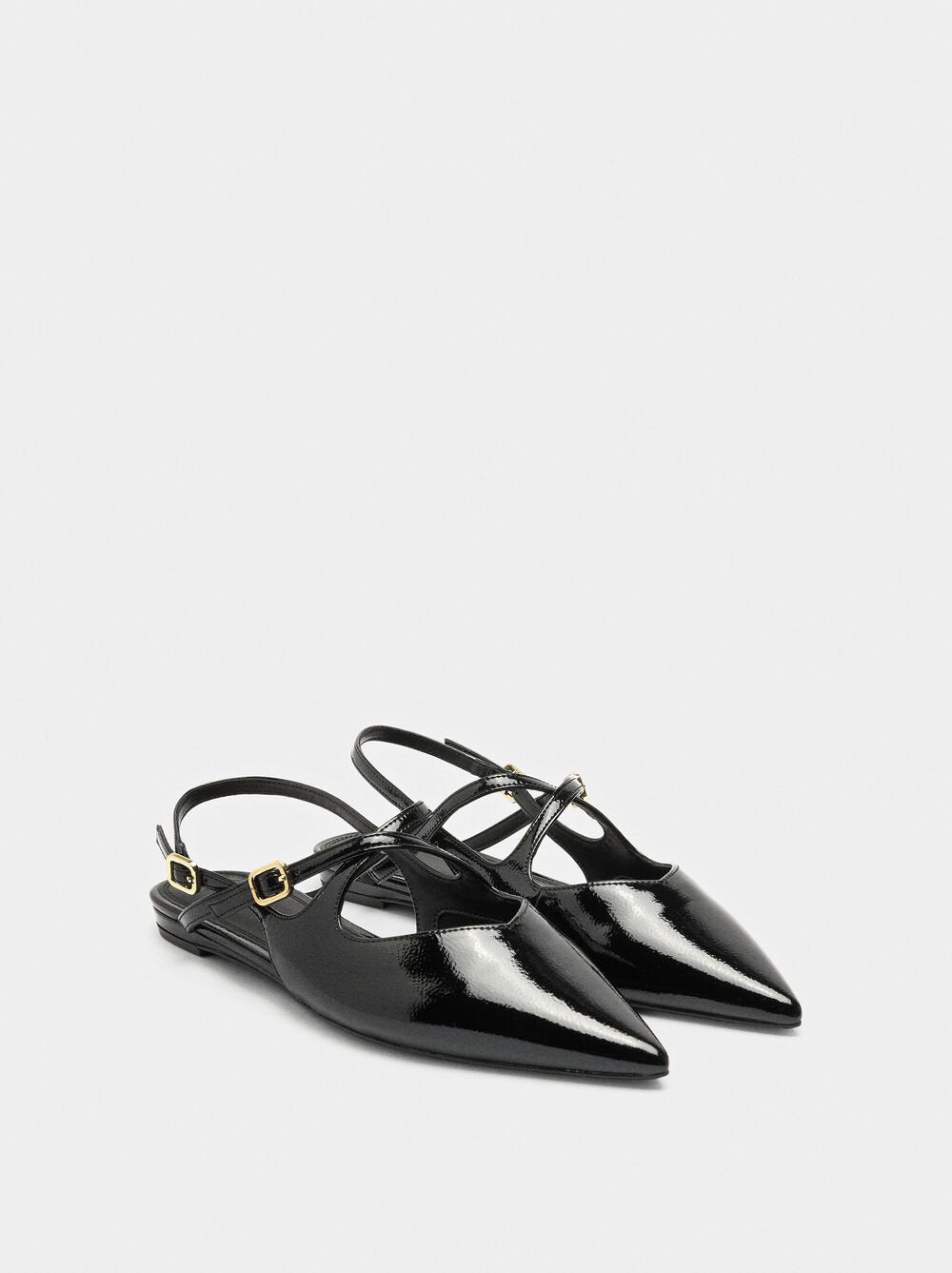 Sabrinas mules com fivelas