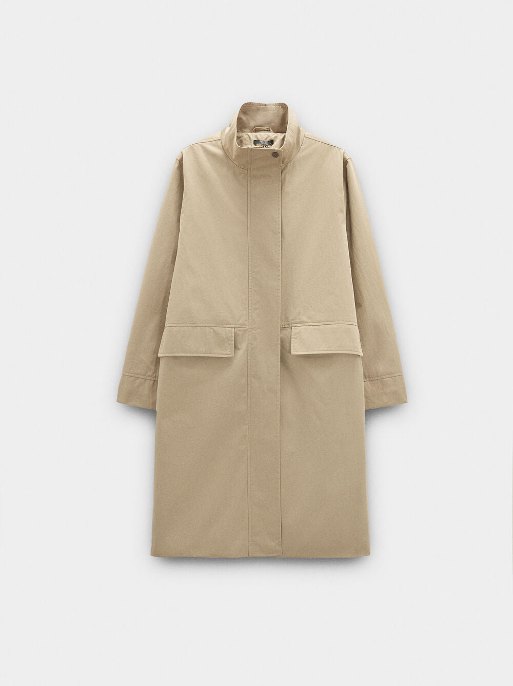 Parka algodão com capuz removível