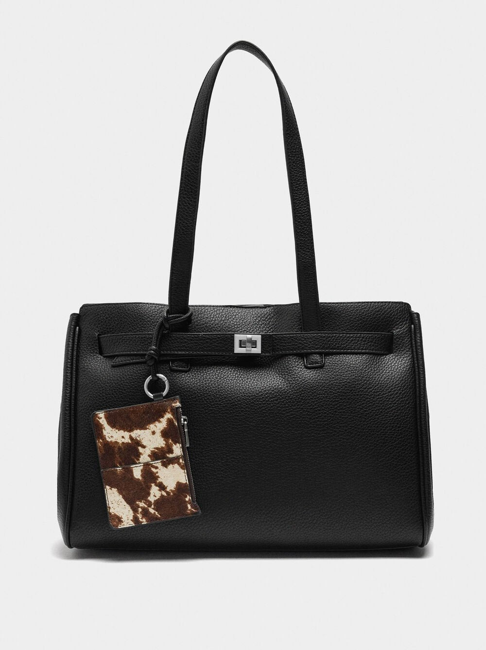 Mala para portátil com textura