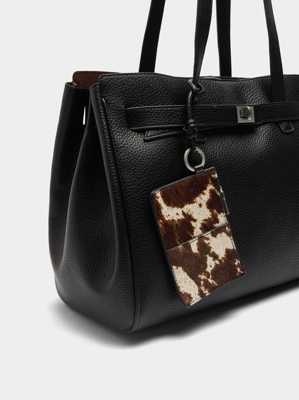 Mala para portátil com textura