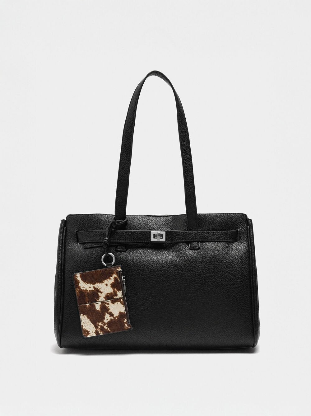 Mala para portátil com textura