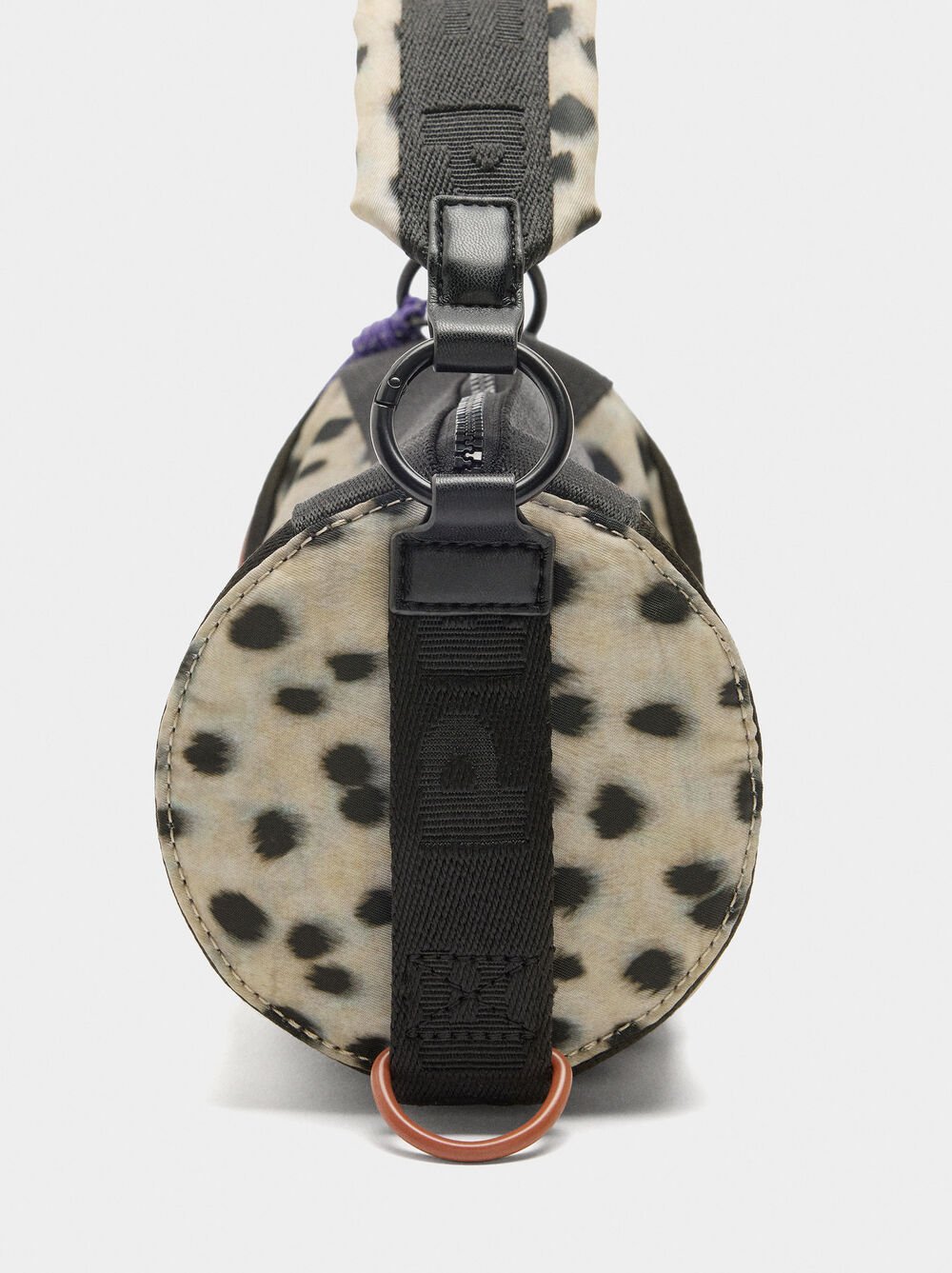 Mala bowling de nylon estampado animal