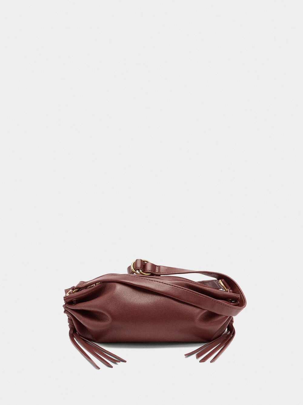 Mala tiracolo com franzidos