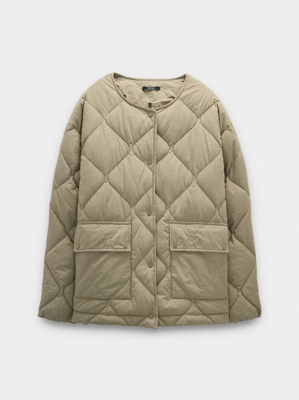 Casaco acolchoado com capuz removível