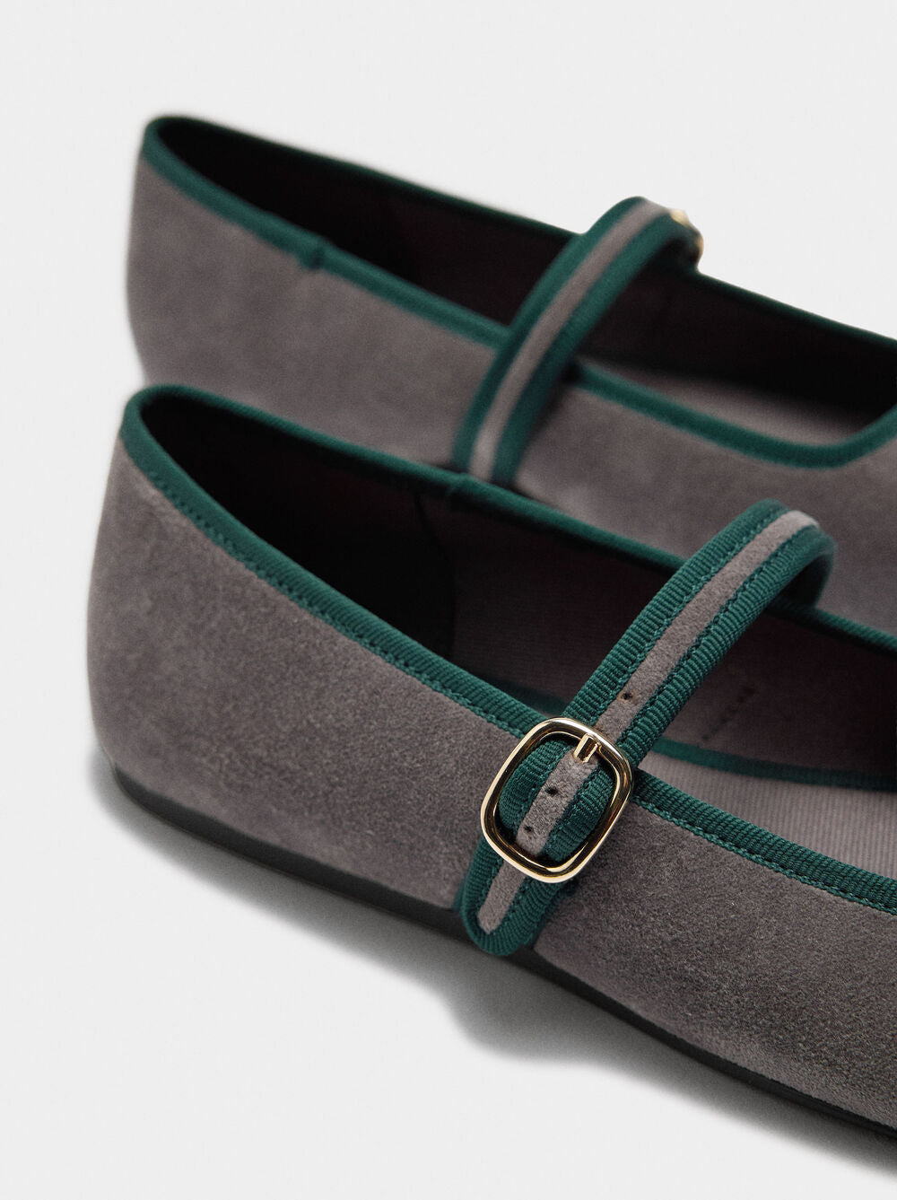 Sabrinas de tecido contraste