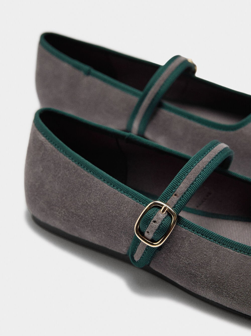 Sabrinas de tecido contraste