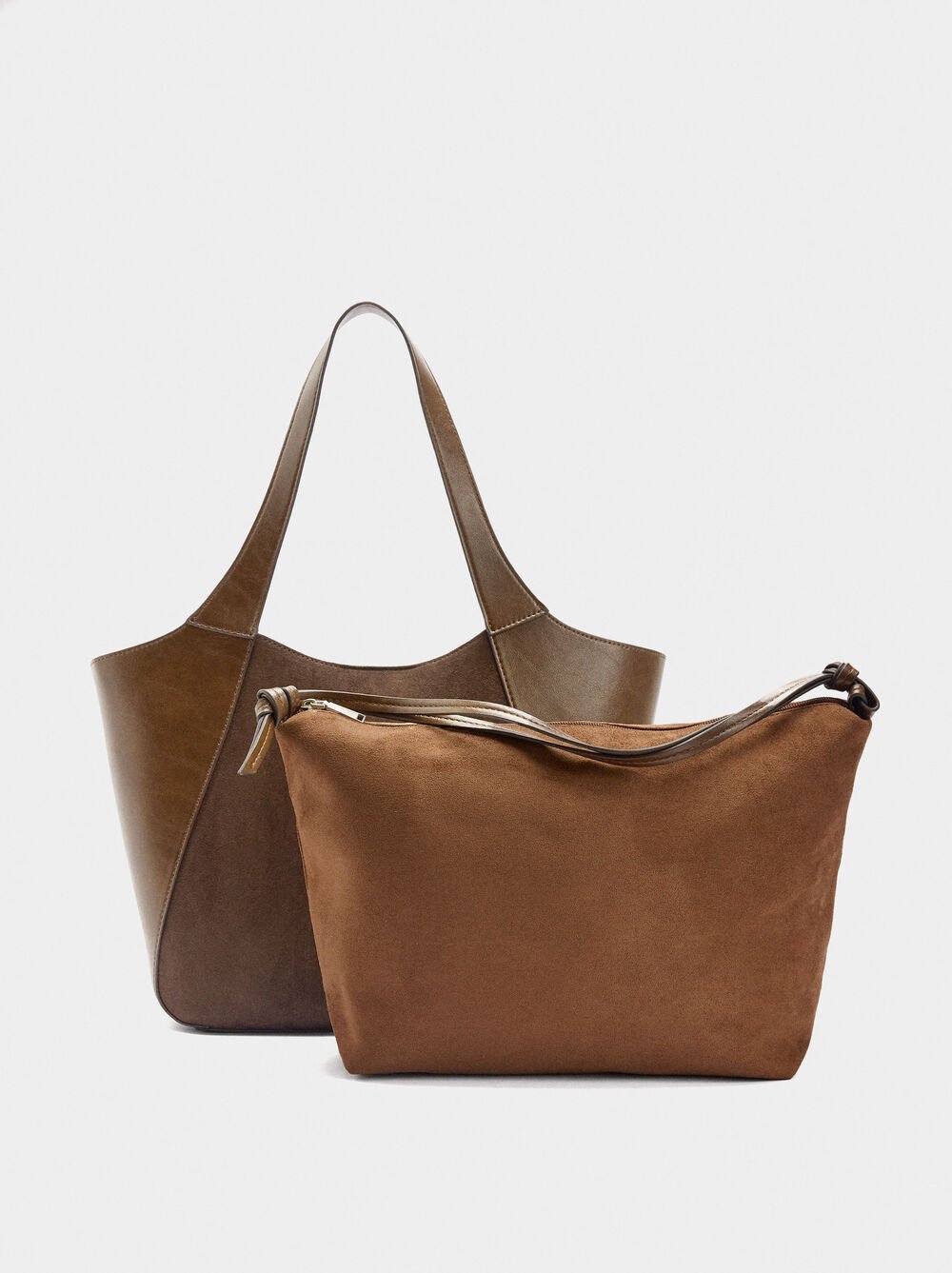 Mala shopper com bolsa removível