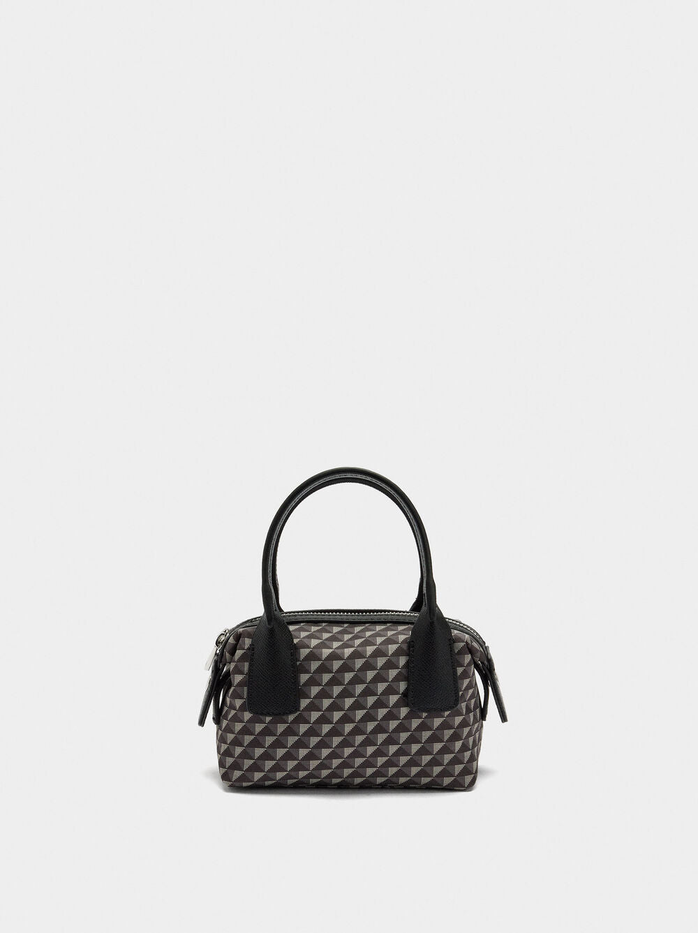 Mala tiracolo estampada de nylon