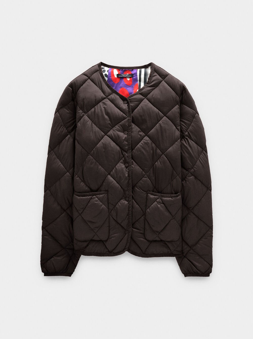 Casaco acolchoado dobrável