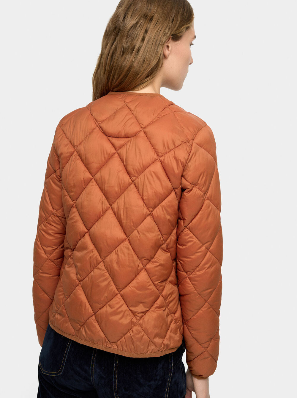 Casaco acolchoado dobrável