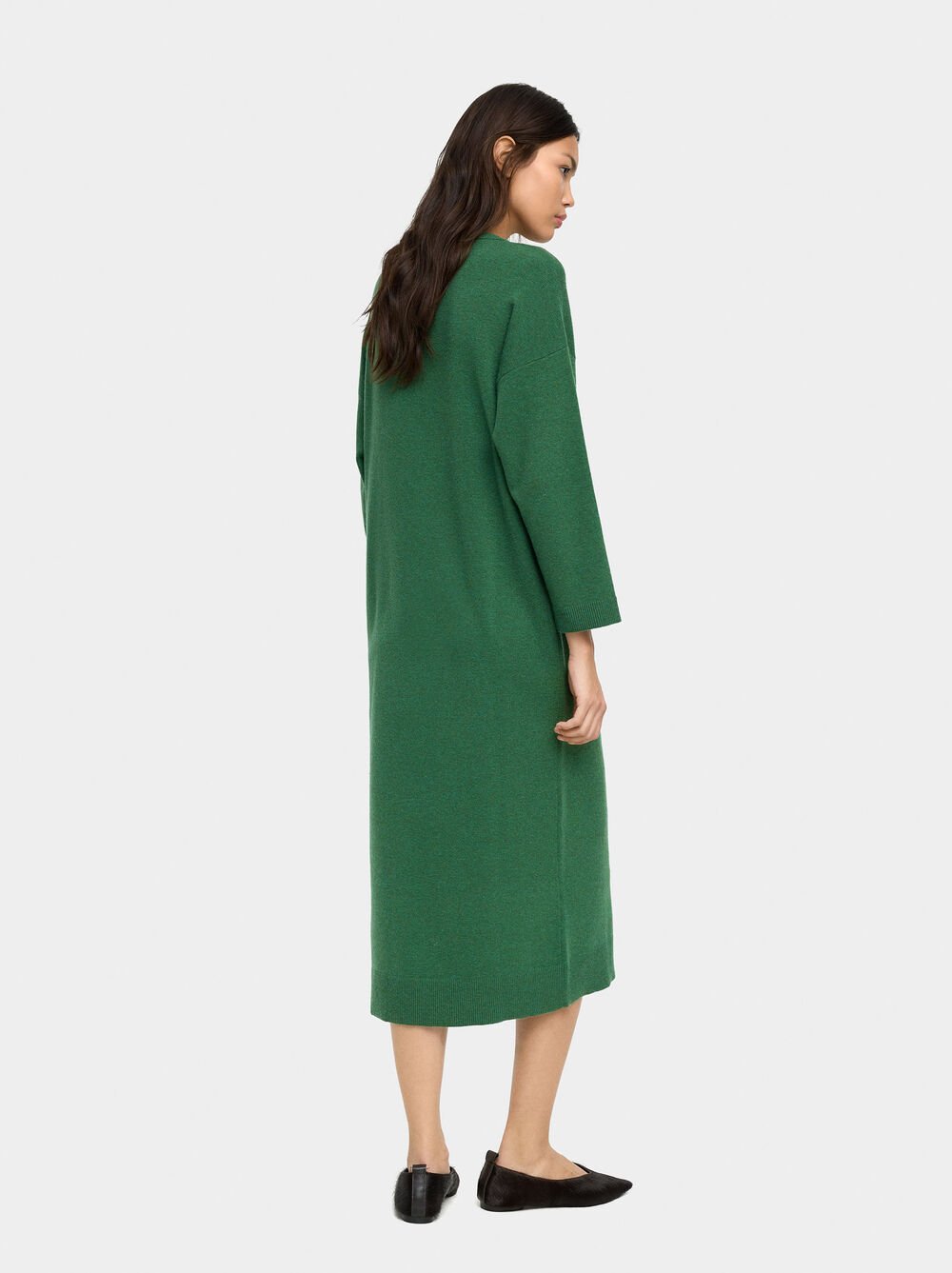 Vestido midi de malha