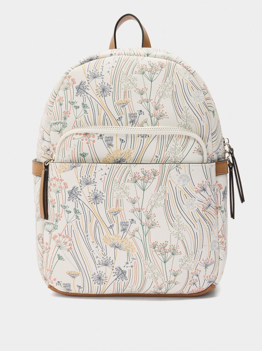 Mochila estampado floral
