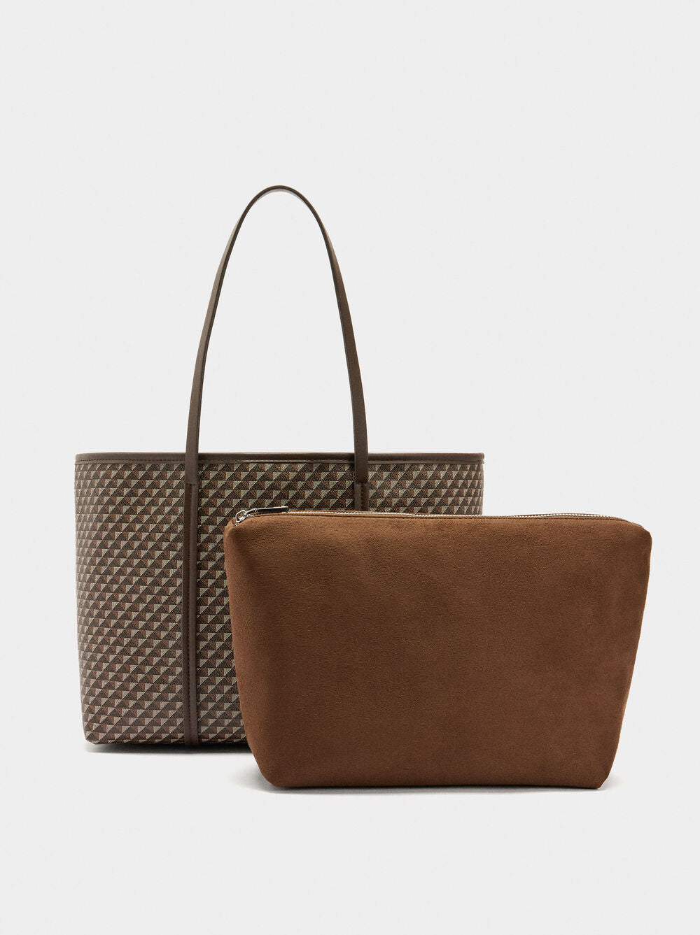 Mala shopper estampada bolsa removível