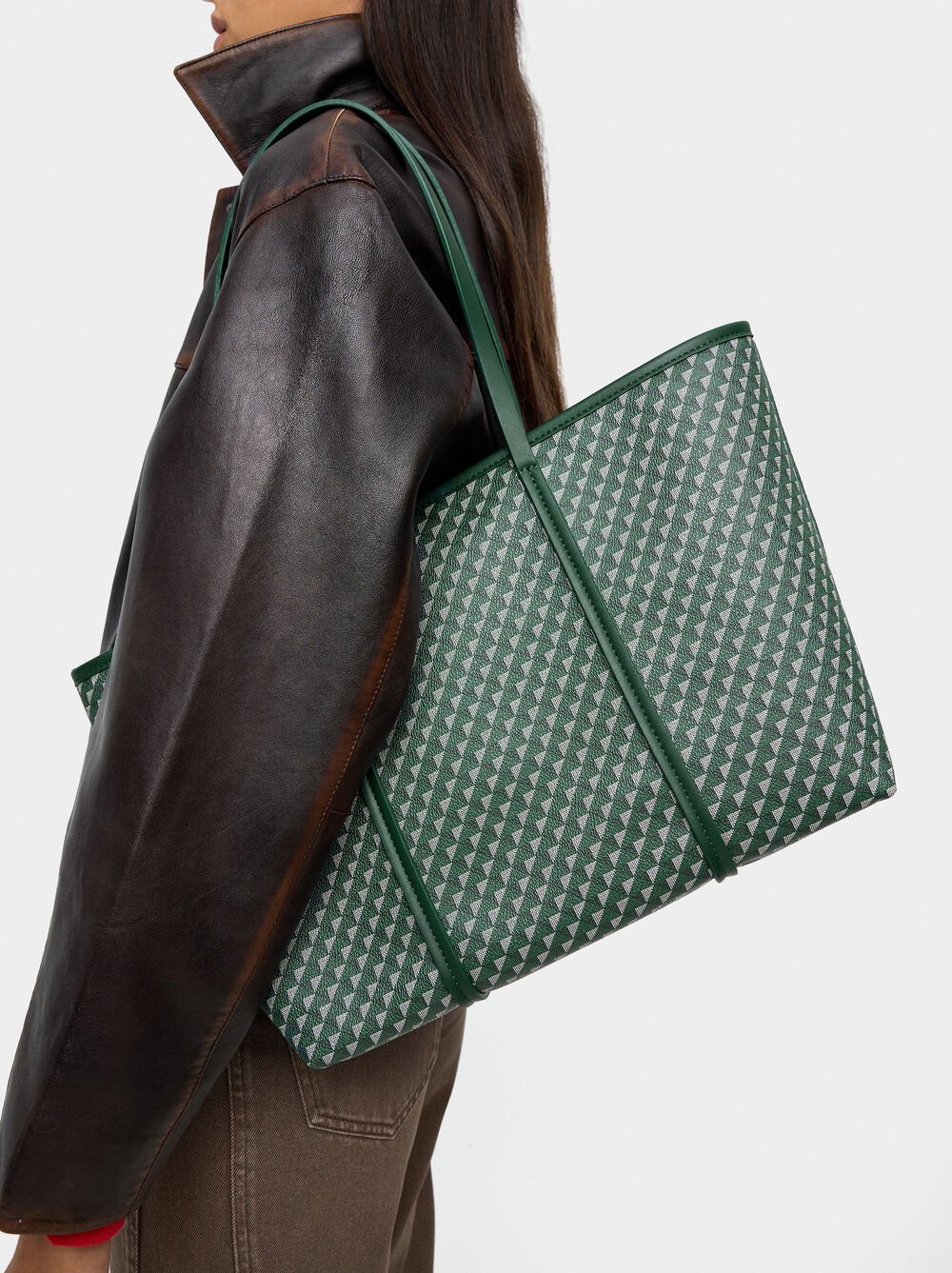 Mala shopper estampada bolsa removível