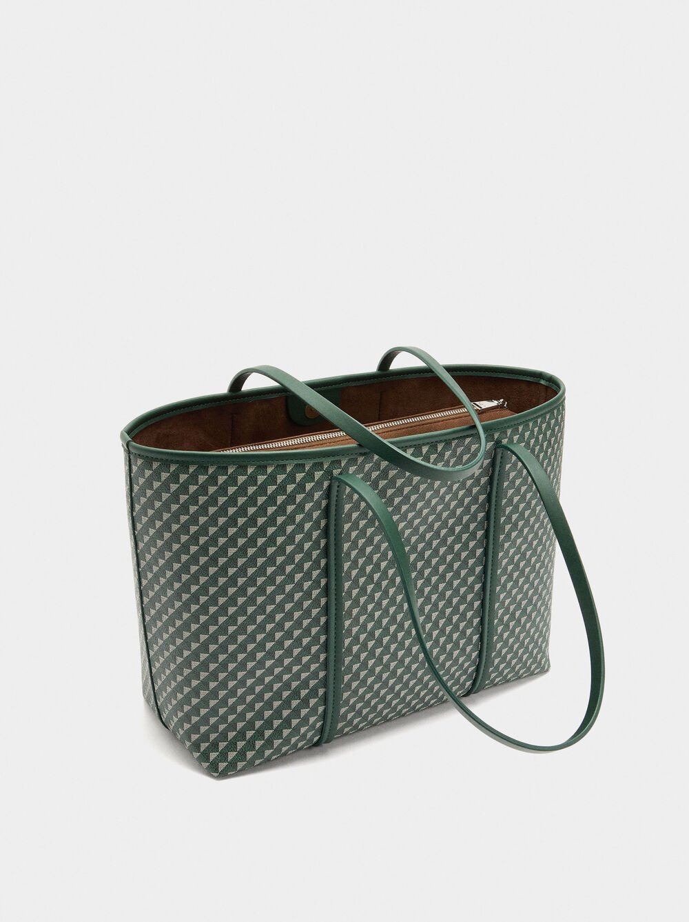 Mala shopper estampada bolsa removível