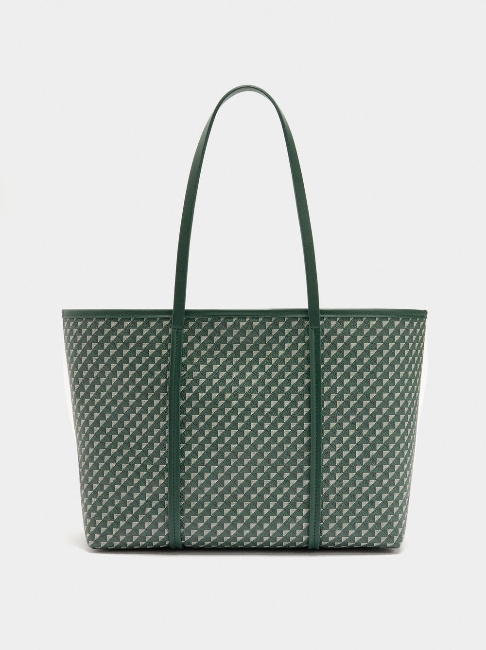 Mala shopper estampada bolsa removível