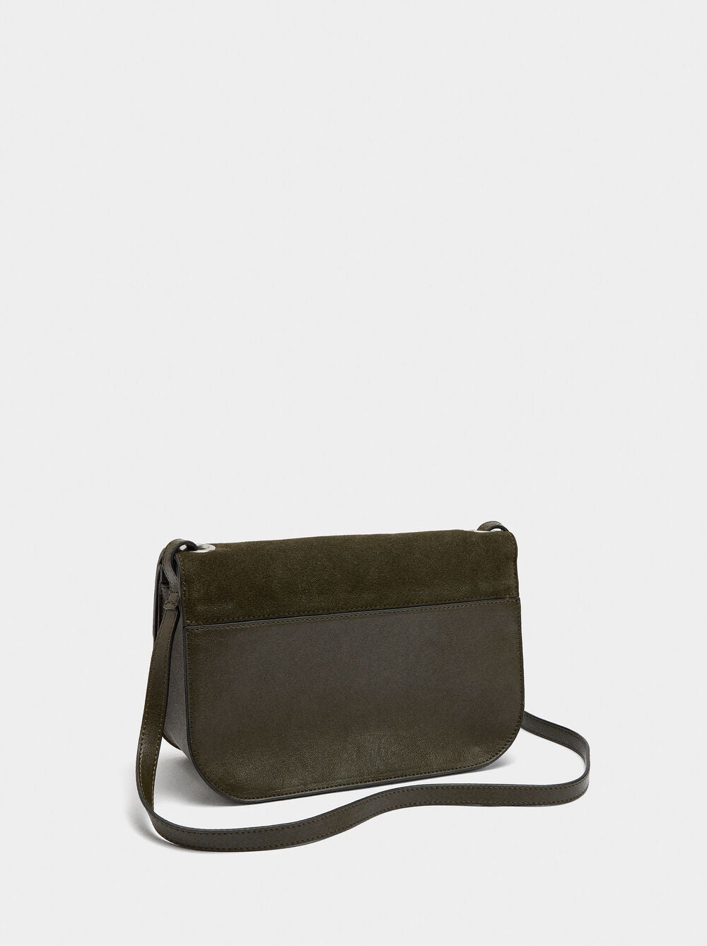 Mala tiracolo com aba dupla