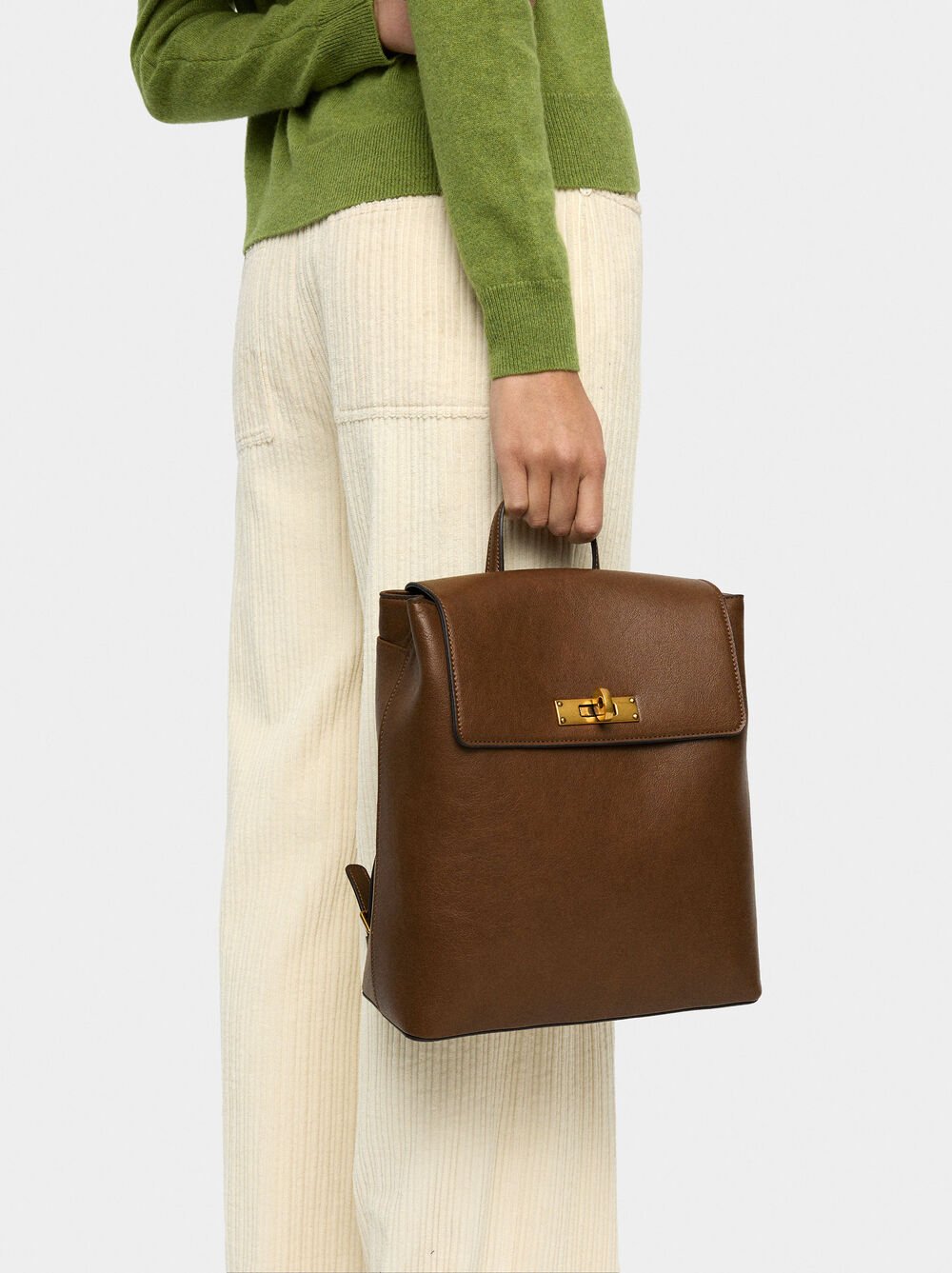 Mochila com fecho giratório