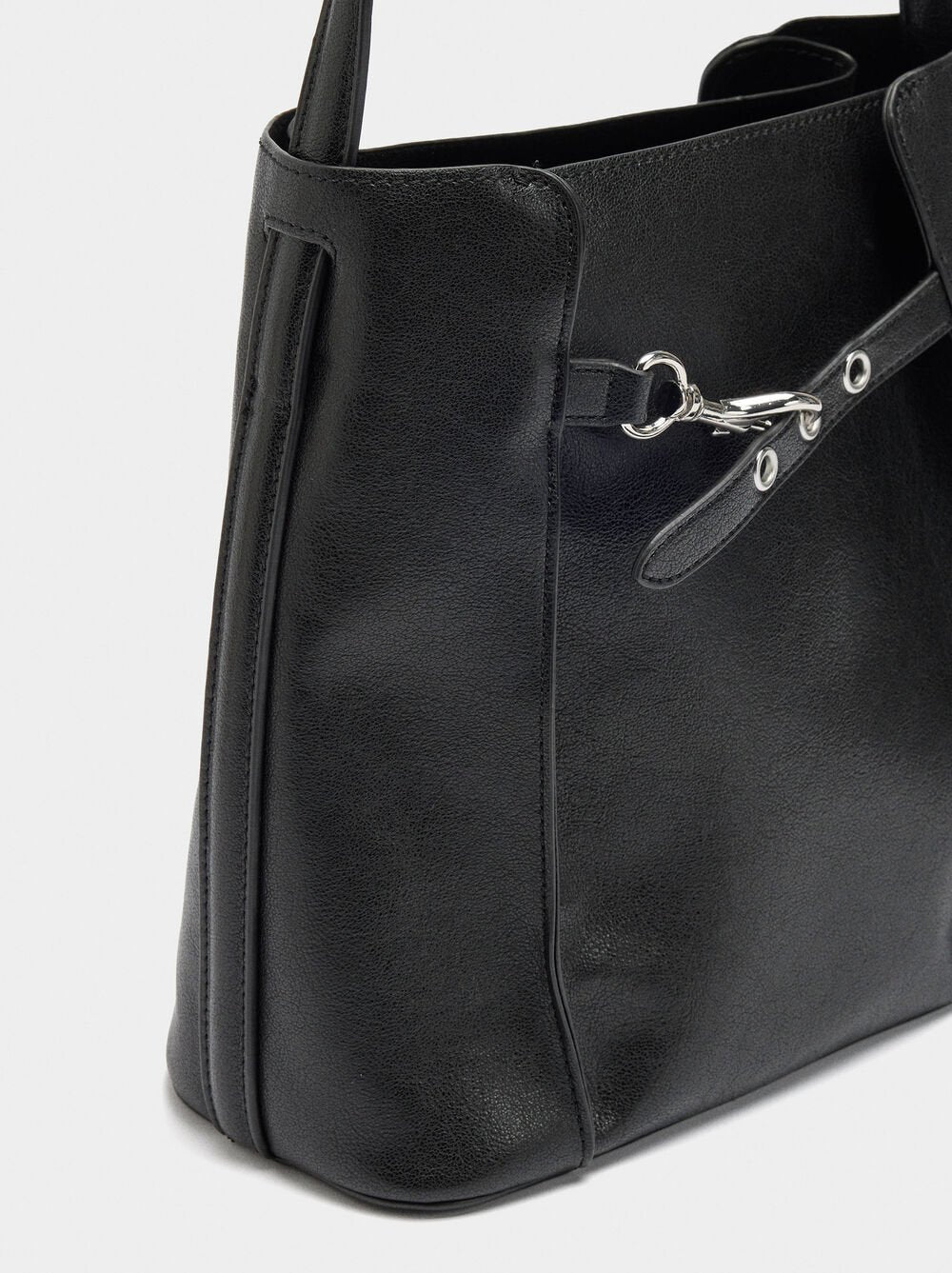 Mala bucket com dobras laterais