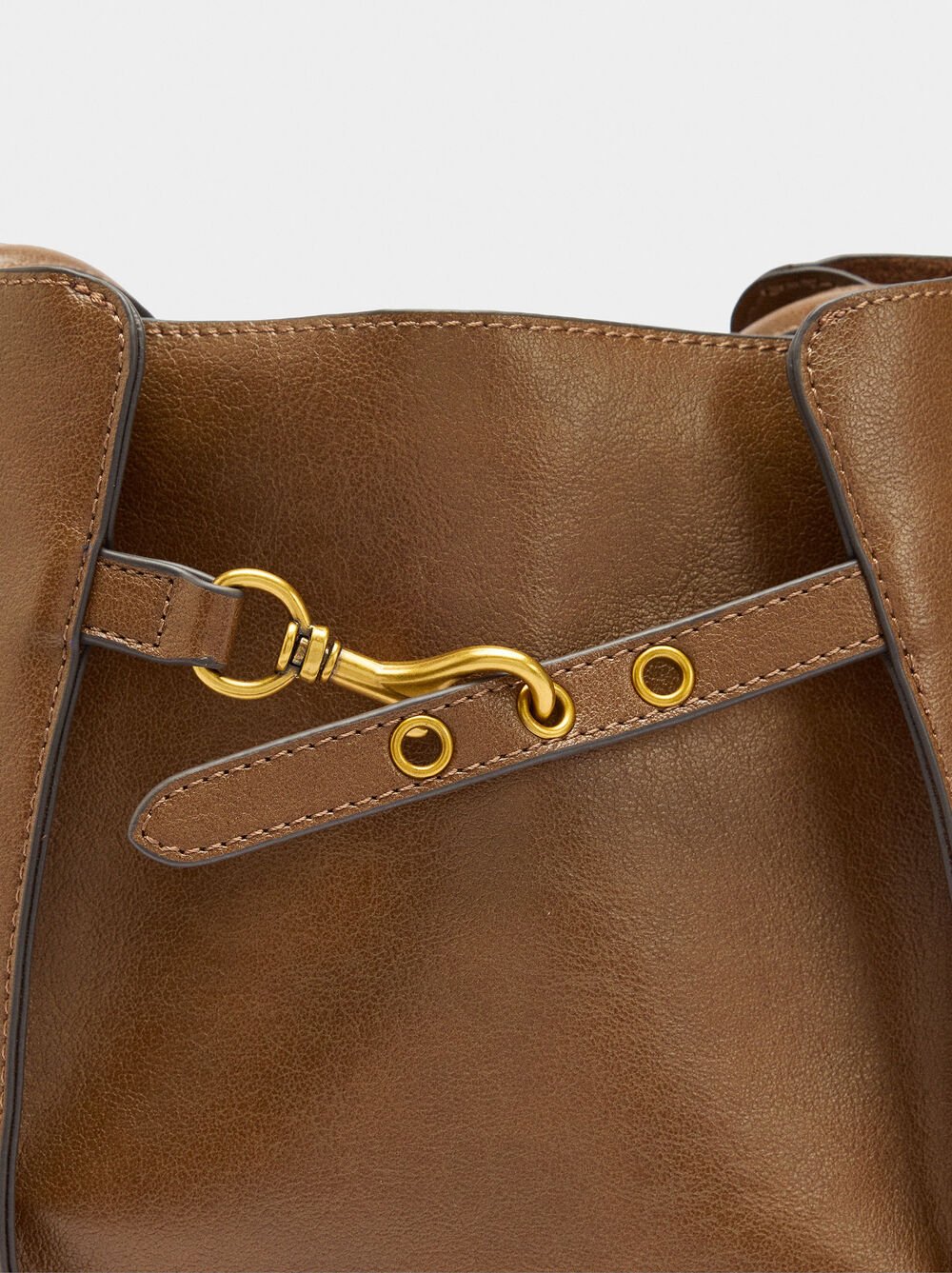 Mala bucket com dobras laterais