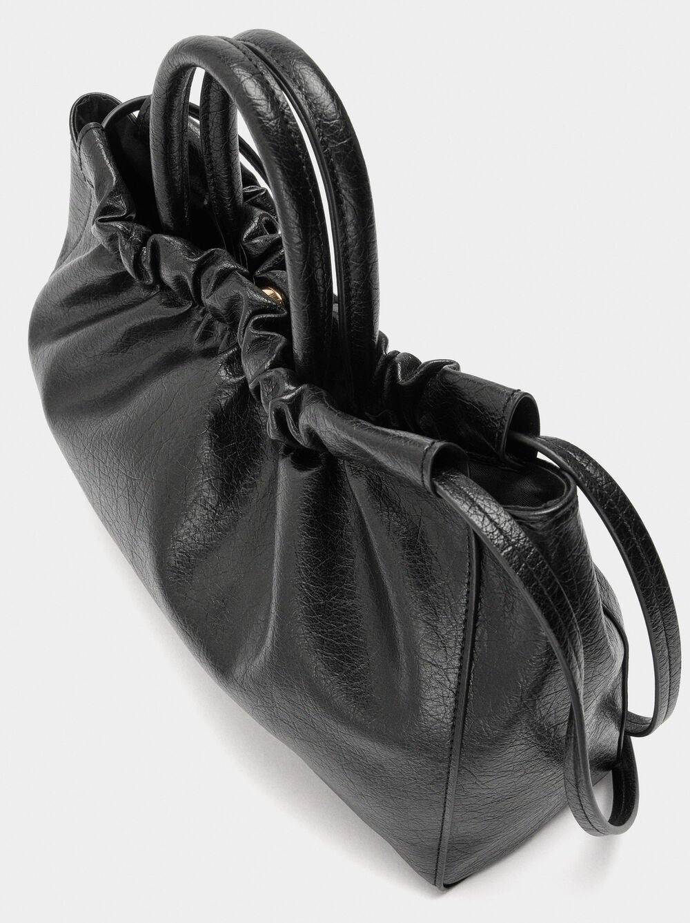 Mala shopper com franzido