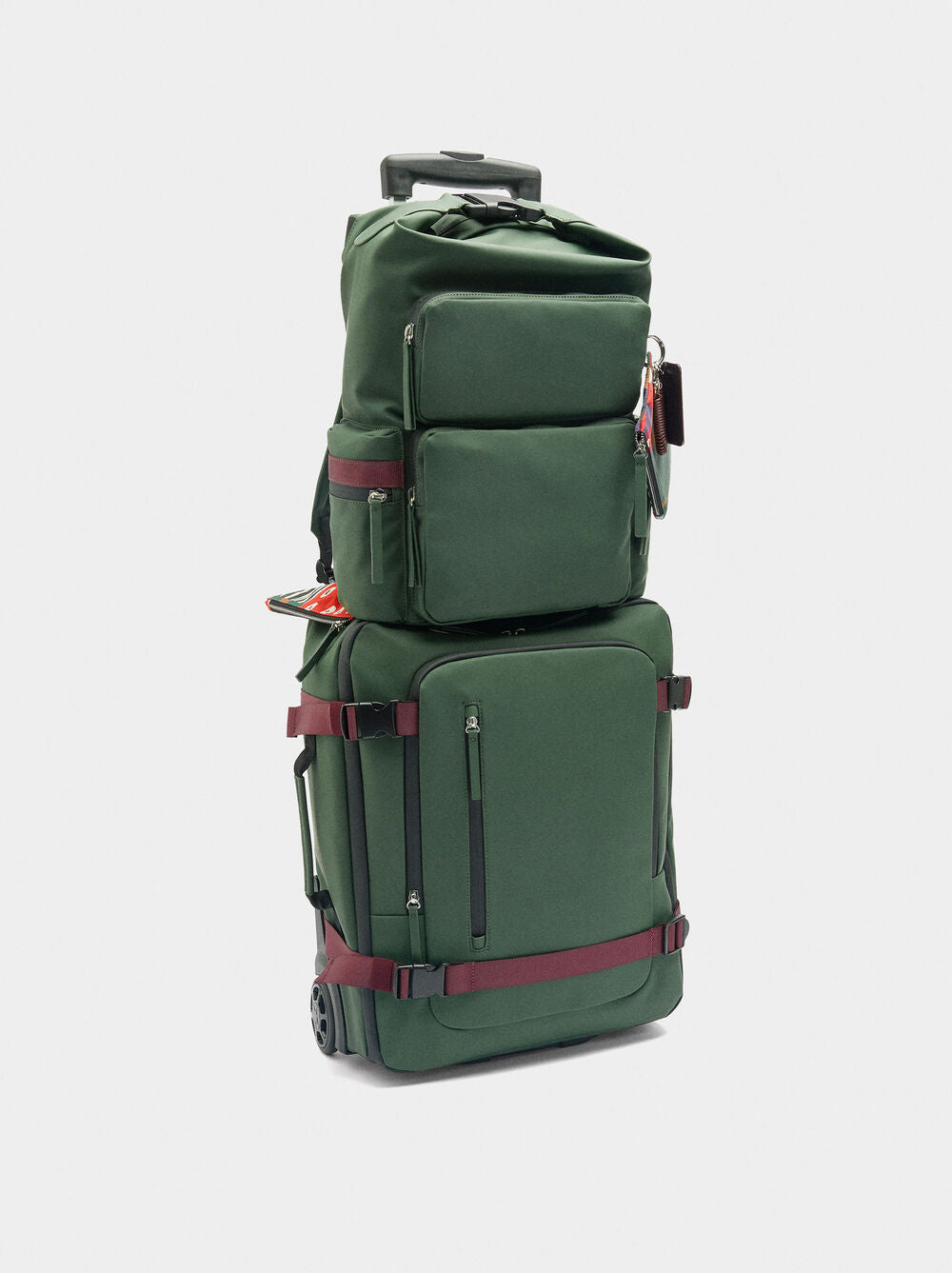 Mochila de cabine textura suave