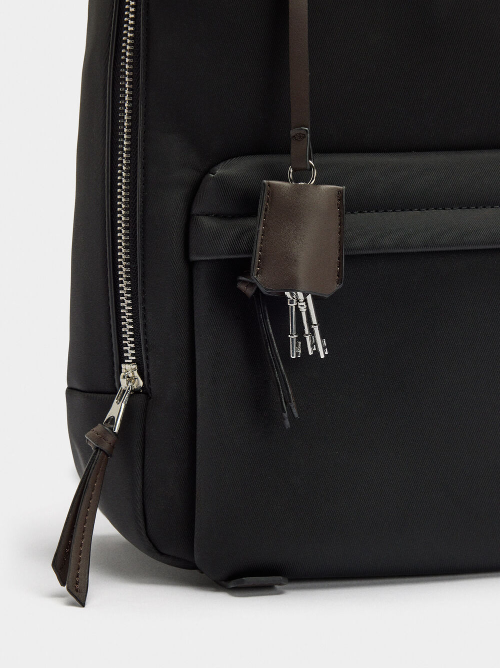 Mochila efeito nylon