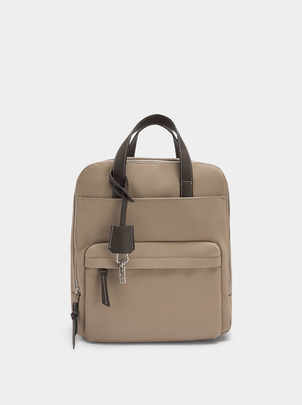 Mochila efeito nylon