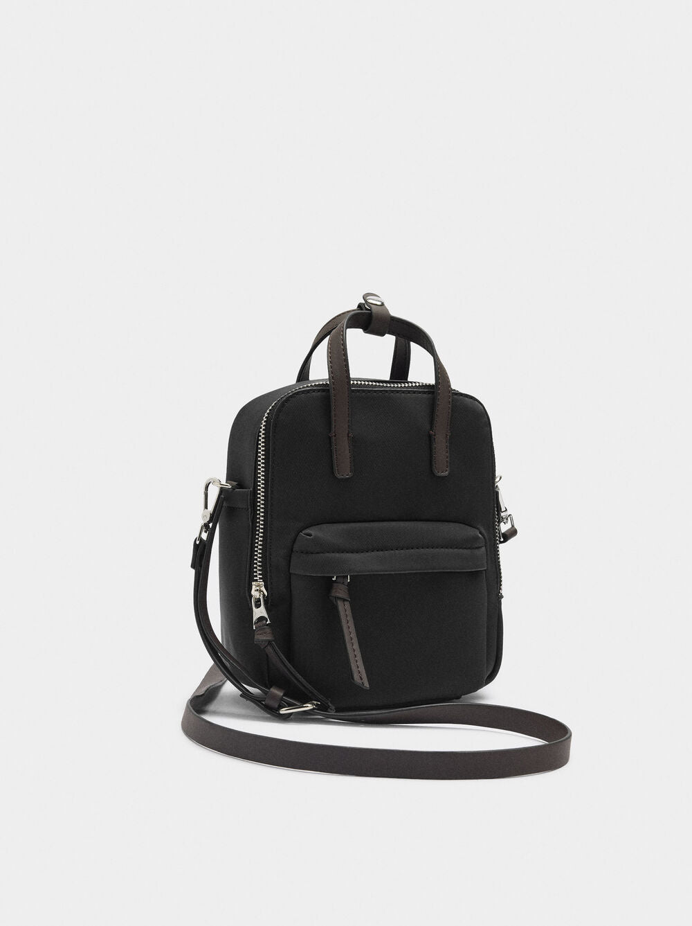 Mochila efeito nylon