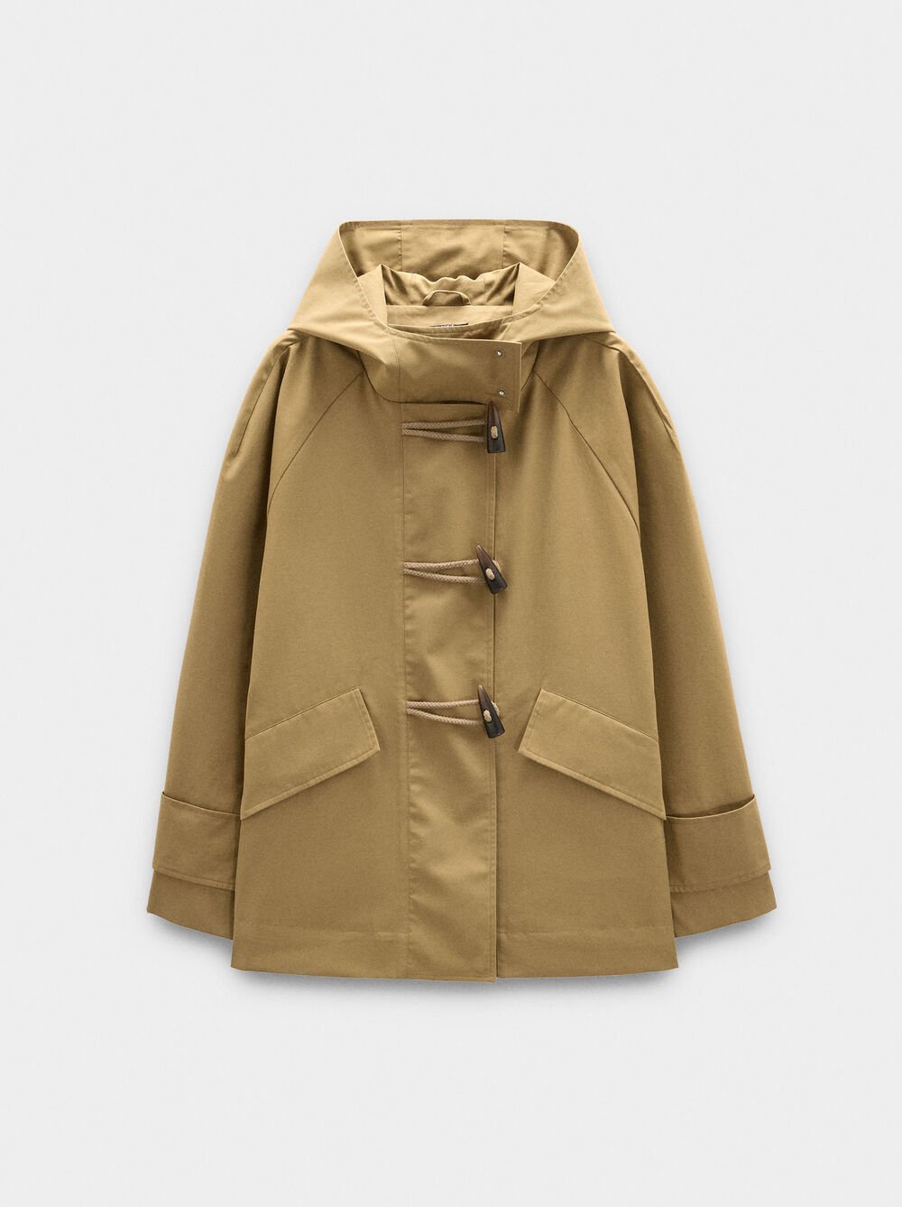 Casaco com capuz e colete