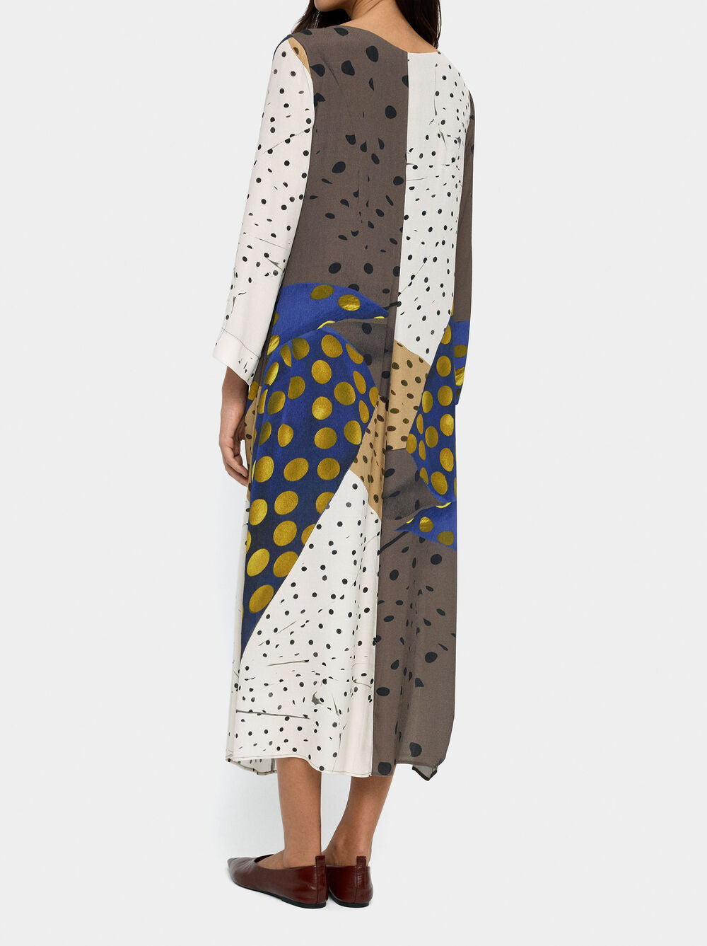 Vestido comprido estampado