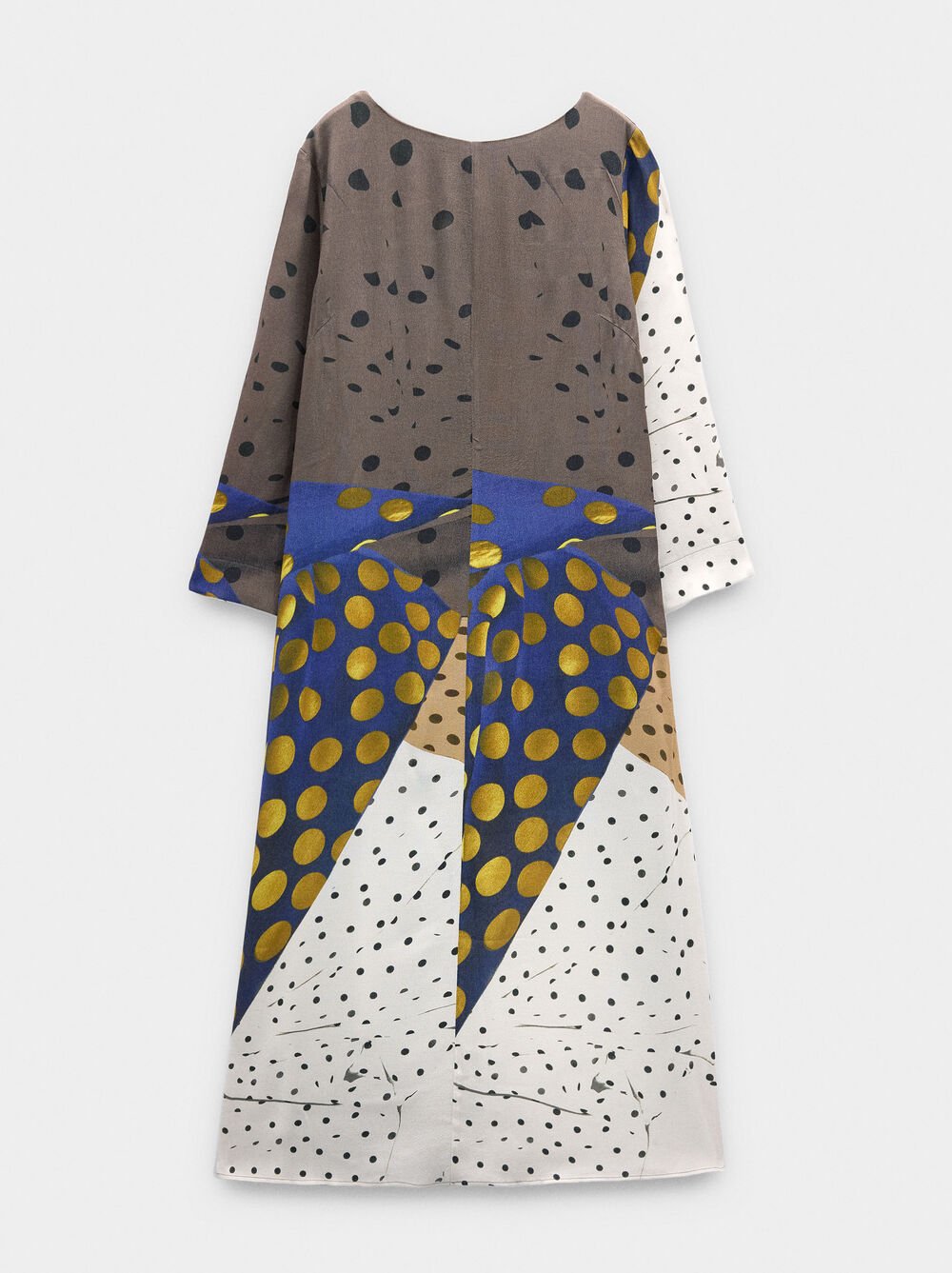 Vestido comprido estampado